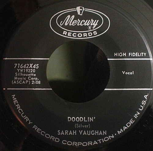 Sarah Vaughan - Doodlin' / Maybe You'll Be There - Mercury - 71642x45 - 7" 1171477285