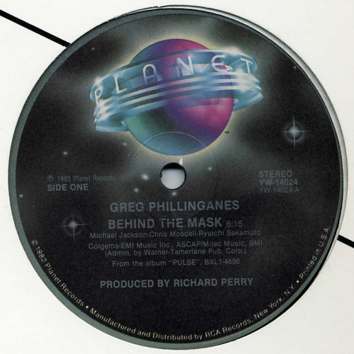 Greg Phillinganes - Behind The Mask - Planet (15) - YW-14024 - 12" 1171898984