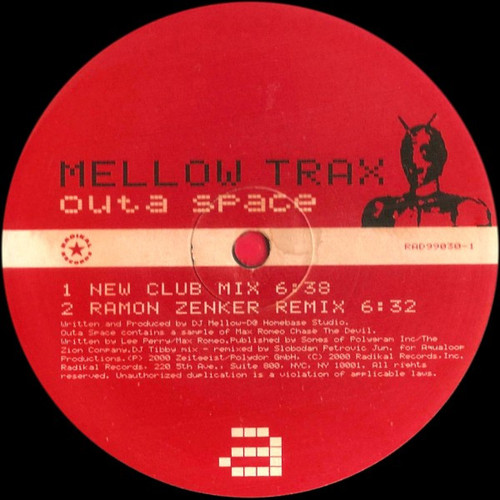 Mellow Trax - Outa Space - Radikal Records - RAD99030-1 - 2x12" 1171931364