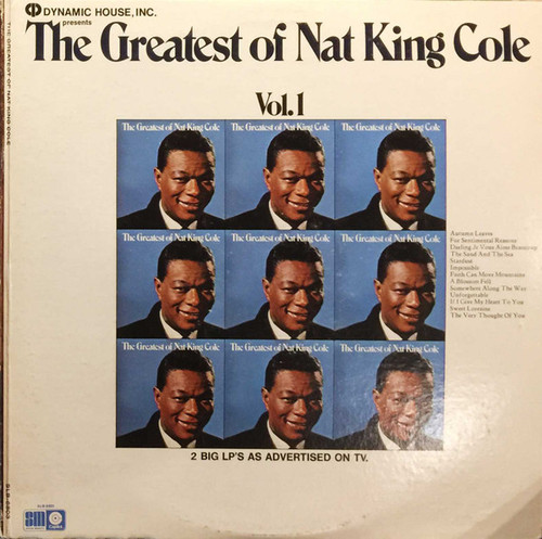 Nat King Cole - The Greatest Of Nat King Cole (2xLP, Album, Comp, Gat)