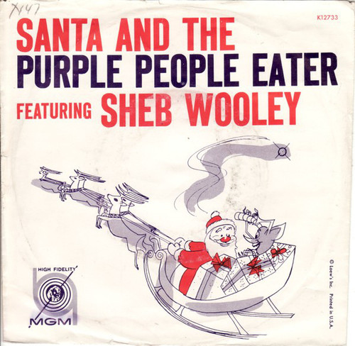 Sheb Wooley - Santa And The Purple People Eater / Star Of Love (7", Single)