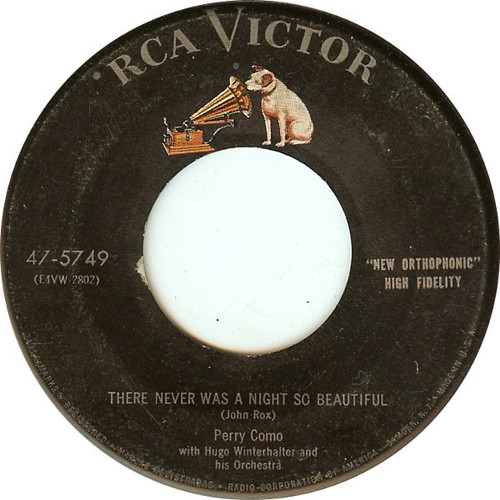 Perry Como - Hit And Run Affair / There Was Never A Night So Beautiful (7")