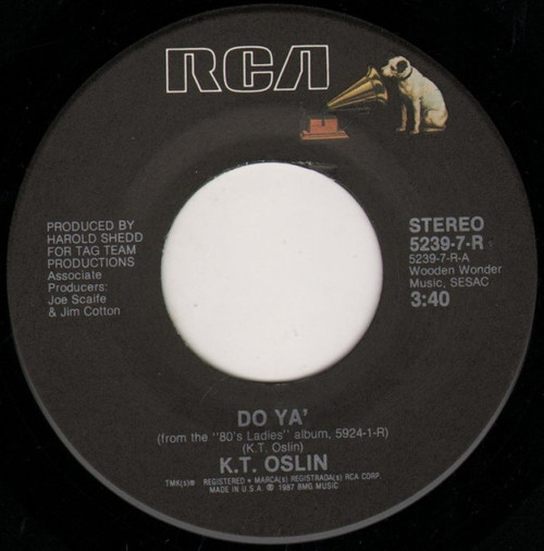 K.T. Oslin - Do Ya' / Lonely But Only For You - RCA - 5239-7-R - 7" 1172872914