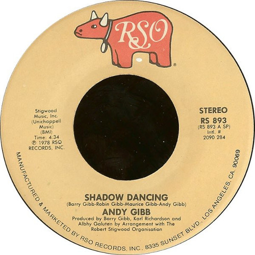Andy Gibb - Shadow Dancing - RSO, RSO - RS 893, 2090 284 - 7", Single, Spe 1172911061