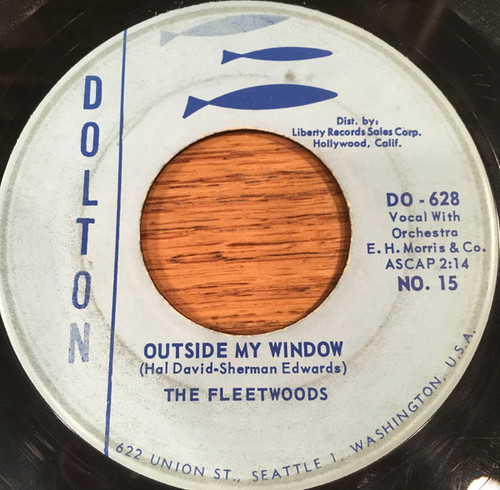 The Fleetwoods - Outside My Window/Magic Star - Dolton Records - NO. 15 - 7", Single 1173048380