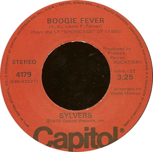 The Sylvers - Boogie Fever - Capitol Records - 4179 - 7", Single, Win 1173054677