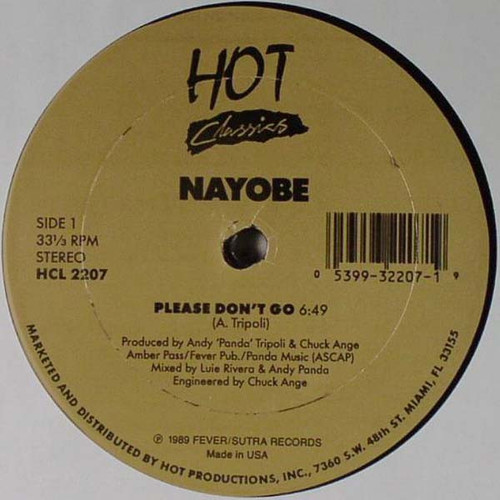 Nayobe - Please Don't Go / No Te Vayas (12", RE)