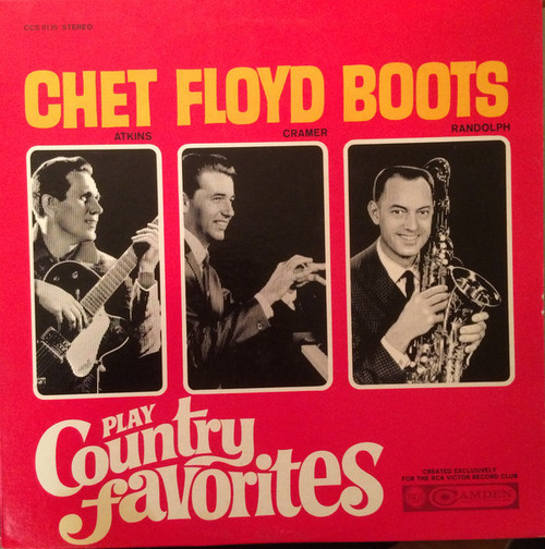 Chet Atkins, Floyd Cramer, Boots Randolph - Play Country Favorites - RCA Camden, RCA Camden - CCS 0135, CCS-1035 - LP, Comp 1173944169