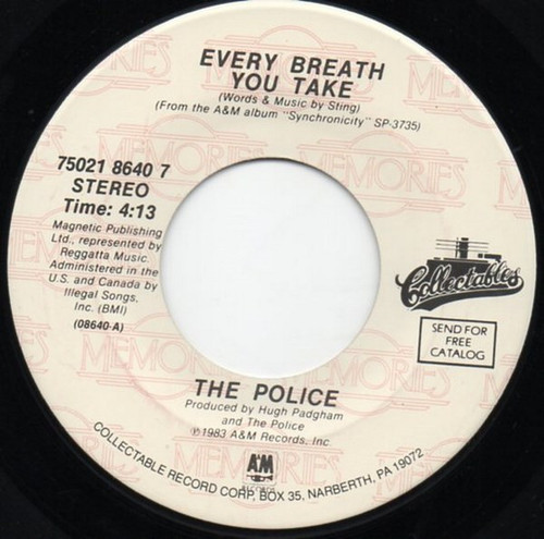 The Police - Every Breath You Take (7", RE)