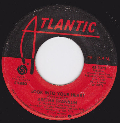 Aretha Franklin - Look Into Your Heart / Rock With Me (7", Single, SP)