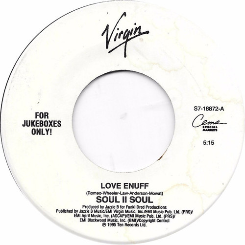 Soul II Soul - Love Enuff - Virgin - S7-18872 - 7", Single 1174082296