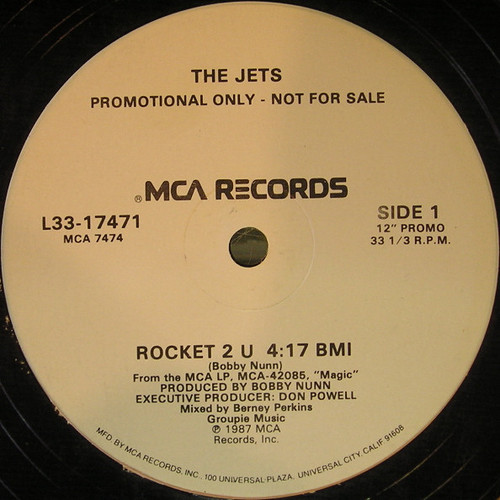 The Jets - Rocket 2 U (12", Promo)