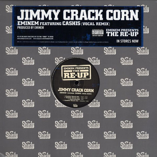 Eminem Featuring Cashis* - Jimmy Crack Corn (Vocal Remix) (12", Promo)