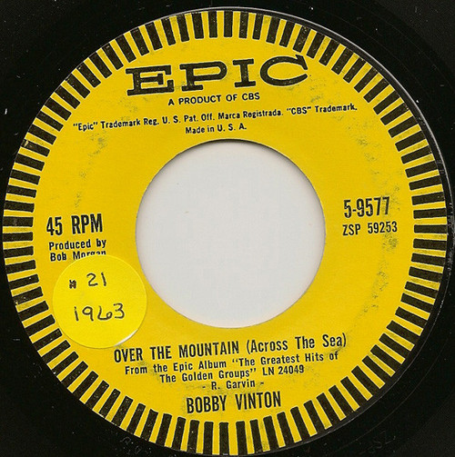 Bobby Vinton - Over The Mountain (Across The Sea) - Epic - 2804089 - 7", Single 1176093617
