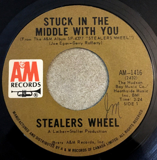 Stealers Wheel - Stuck In The Middle With You (7", Single)