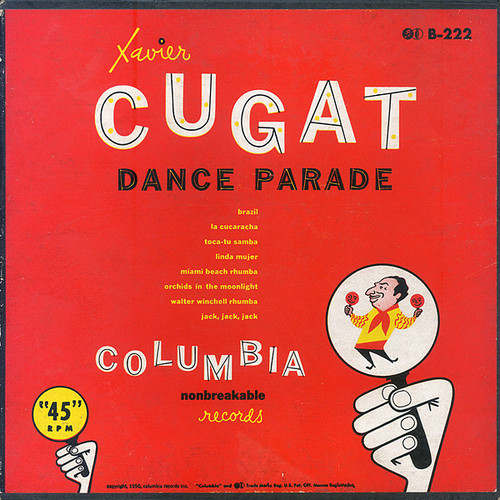 Xavier Cugat And His Orchestra - Xavier Cugat Dance Parade - Columbia - B-222 - 4x7", Album + Box 1176933079