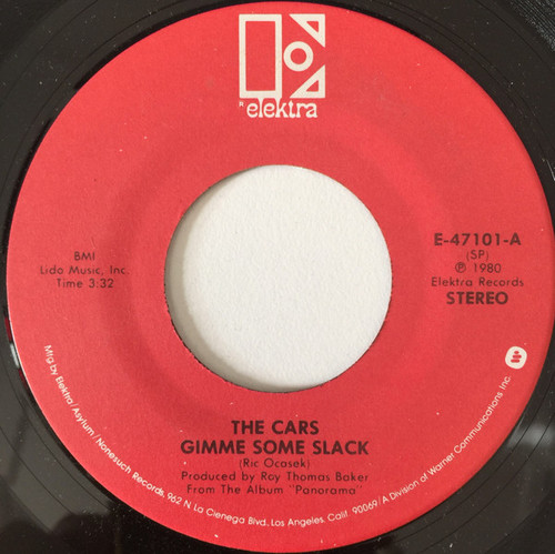 The Cars - Gimme Some Slack (7", Single, SP,)