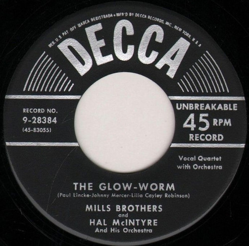 Mills Brothers* - The Glow-Worm / After All (7")