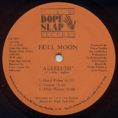 Full Moon - Allelujh / Got Me Burnin' Up (12")