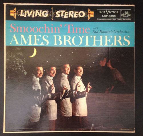 The Ames Brothers With Sid Ramin And His Orchestra - Smoochin' Time - RCA Victor, RCA Victor - LSP-1855, LSP 1855 - LP, Album 1179139244