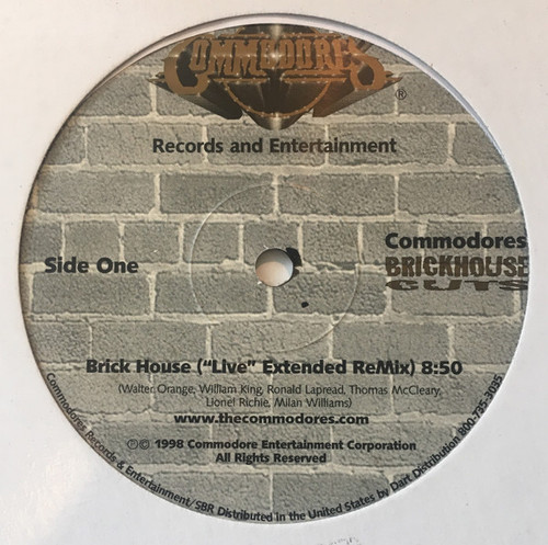 Commodores - Brickhouse Cuts - Commodore Entertainment Corporation - S 39898 - 12" 1180540638