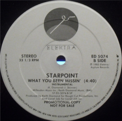 Starpoint - What You Been Missin' (12", Promo)