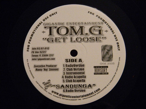 Tom.G - Get Loose (12", Promo)