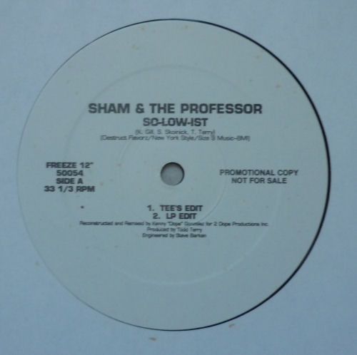 Sham & The Professor - So-Low-Ist (12", Promo)