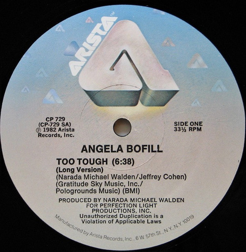 Angela Bofill - Too Tough - Arista - CP 729 - 12" 1185716225