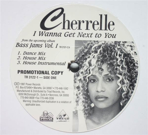 Cherrelle - I Wanna Get Next To You - Triad Records - TR 3122 - 12", Promo 1185727818