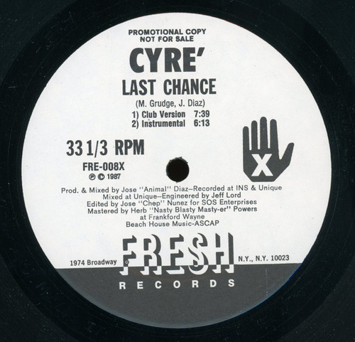 Cyré - Last Chance (12", Promo)