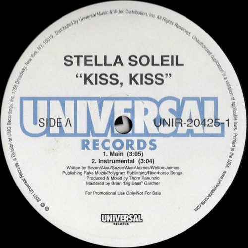 Stella Soleil - Kiss Kiss (12", Promo)