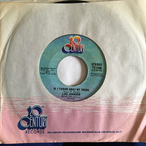 Lois Johnson (2) - Come On In And Let Me Love You - 20th Century Records - TC-2106 - 7", Pit 1186343133