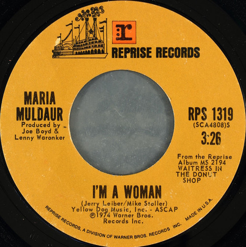 Maria Muldaur - I'm A Woman - Reprise Records - RPS 1319 - 7", Single, Styrene, Ter 1186363604