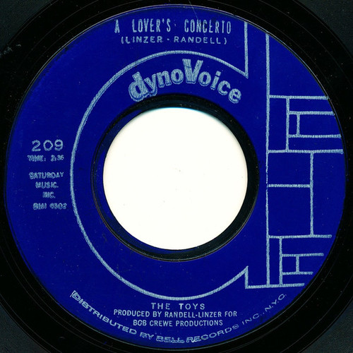 The Toys - A Lover's Concerto - DynoVoice Records - 209 - 7", Single, Styrene, Bes 1186363822