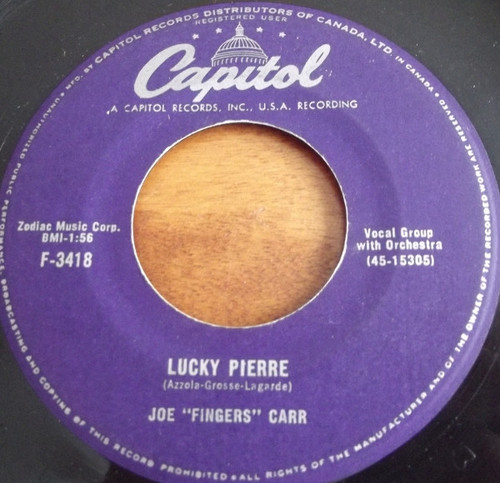 Joe "Fingers" Carr - Portuguese Washerwomen / Lucky Pierre (7", Single)