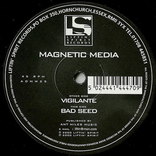 Magnetic Media - Vigilante / Bad Seed (12")