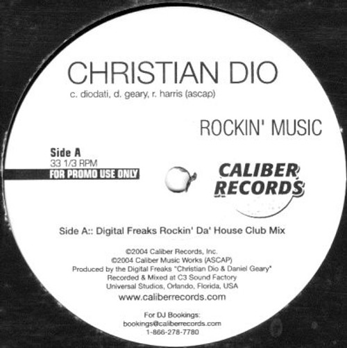 Christian Dio - Rockin' Music (12", S/Sided, Promo)