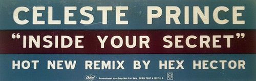Celeste Prince - Inside Your Secret - Capitol Records - SPRO 7087 6 15971 1 - 0 - 12", Promo 1188251492