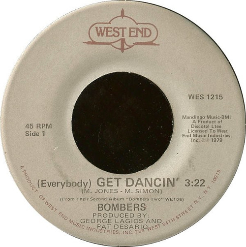 Bombers - (Everybody) Get Dancin' (7")