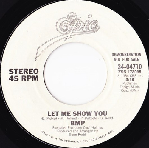 BMP - Let Me Show You (7", Promo)