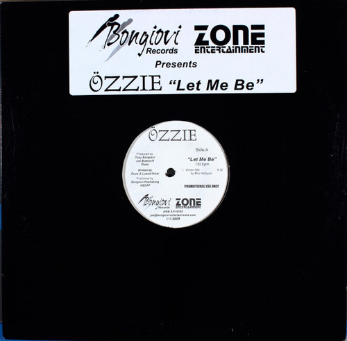 Ozzie (3) - Let Me Be (12", Single, Promo)