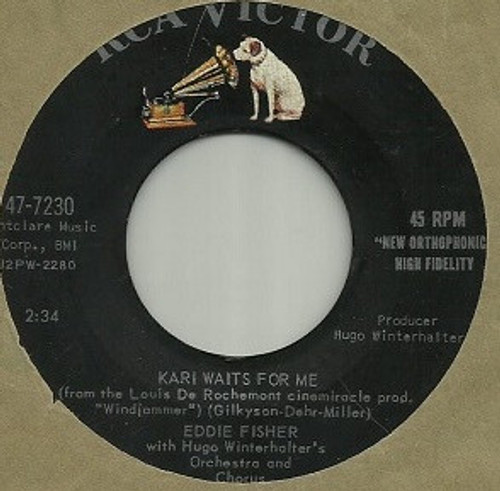 Eddie Fisher - Kari Waits For Me / Pick A Partner (7", Single)