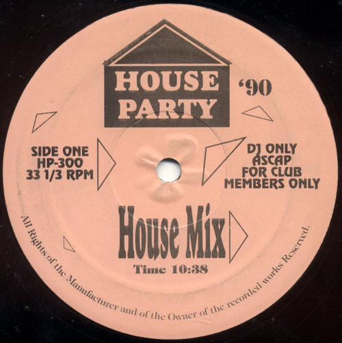 Various - House Mix - House Party (2) - HP-300 - 12", Promo 1191445625