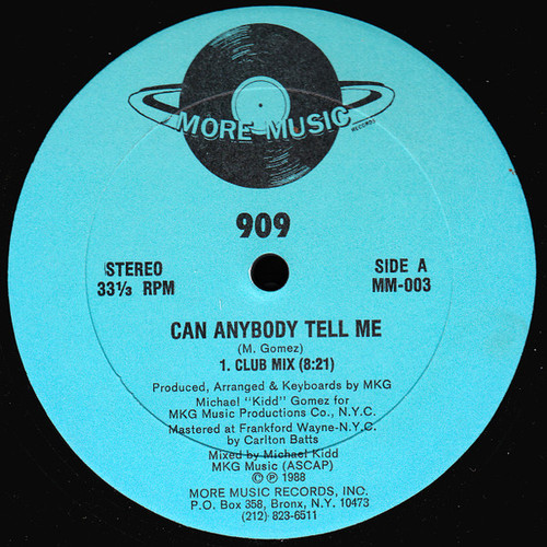 909 (3) - Can Anybody Tell Me (12")