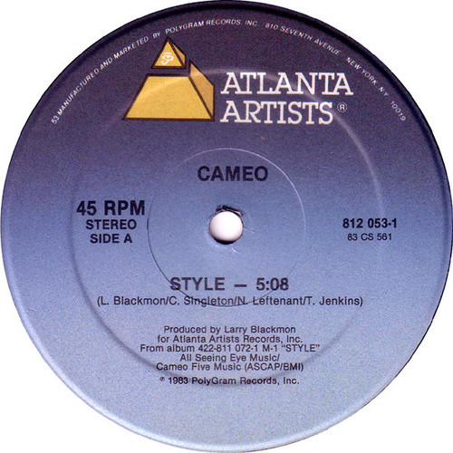 Cameo - Style - Atlanta Artists - 812 053-1 - 12", 53  1191601145