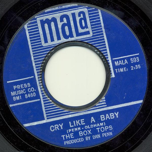 Box Tops - Cry Like A Baby - Mala - MALA 593 - 7", Single, Styrene 1191939690