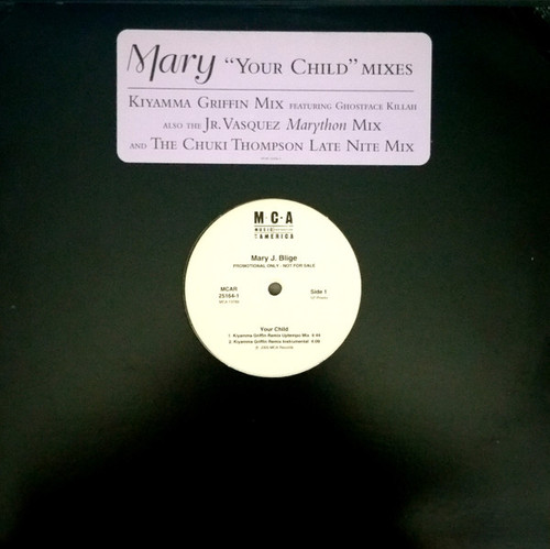 Mary J. Blige - Your Child (Mixes) - MCA Records - MCAR-25164-1 - 12", Promo 1192021087