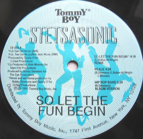 Stetsasonic - So Let The Fun Begin / Hip Hop Band (12")