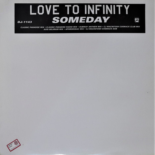 Love To Infinity - Someday - Mushroom - DJ-1143 - 2x12", Single, Promo 1192263771